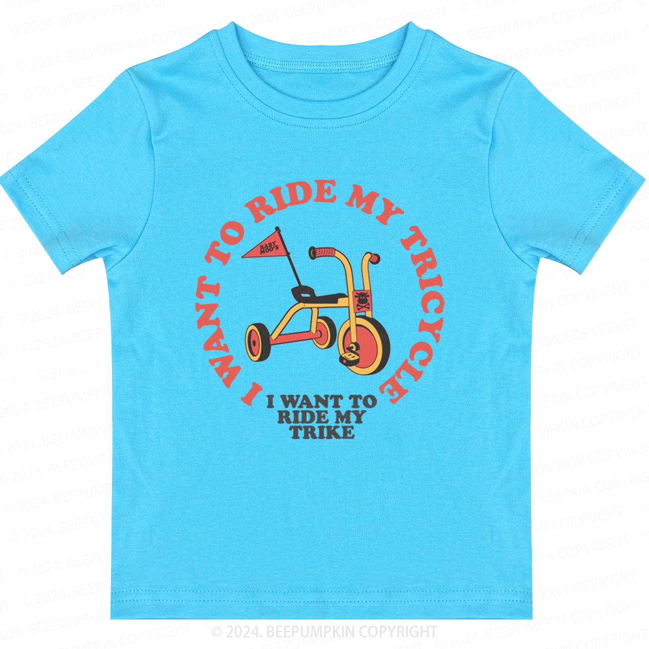Queen Ride My Trike Toddler&Kids Tees 8