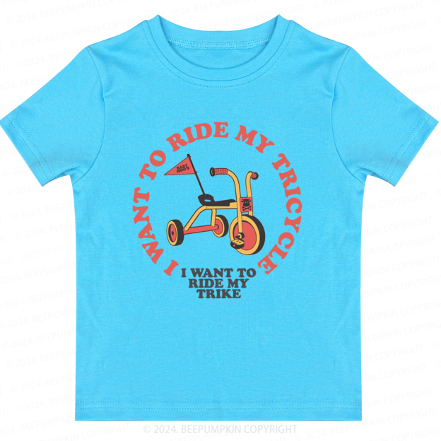 Queen Ride My Trike Toddler&Kids Tees 8
