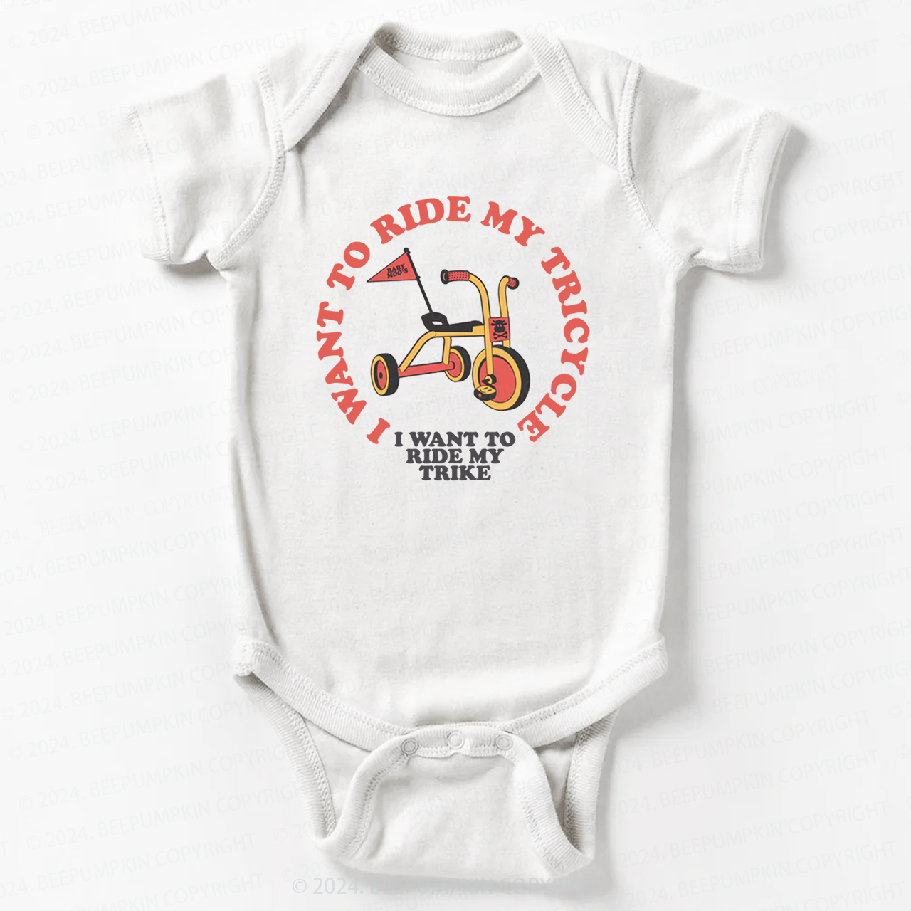 Queen Ride My Trike Bodysuit For Baby 8