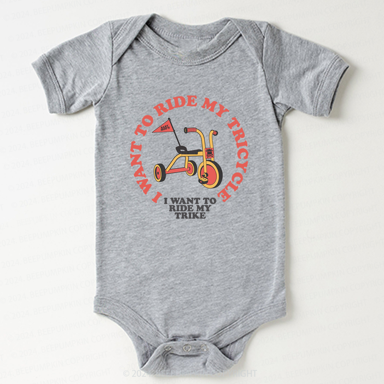 Queen Ride My Trike Bodysuit For Baby 8