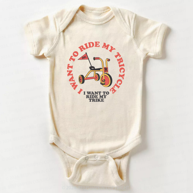 Queen Ride My Trike Bodysuit For Baby 8