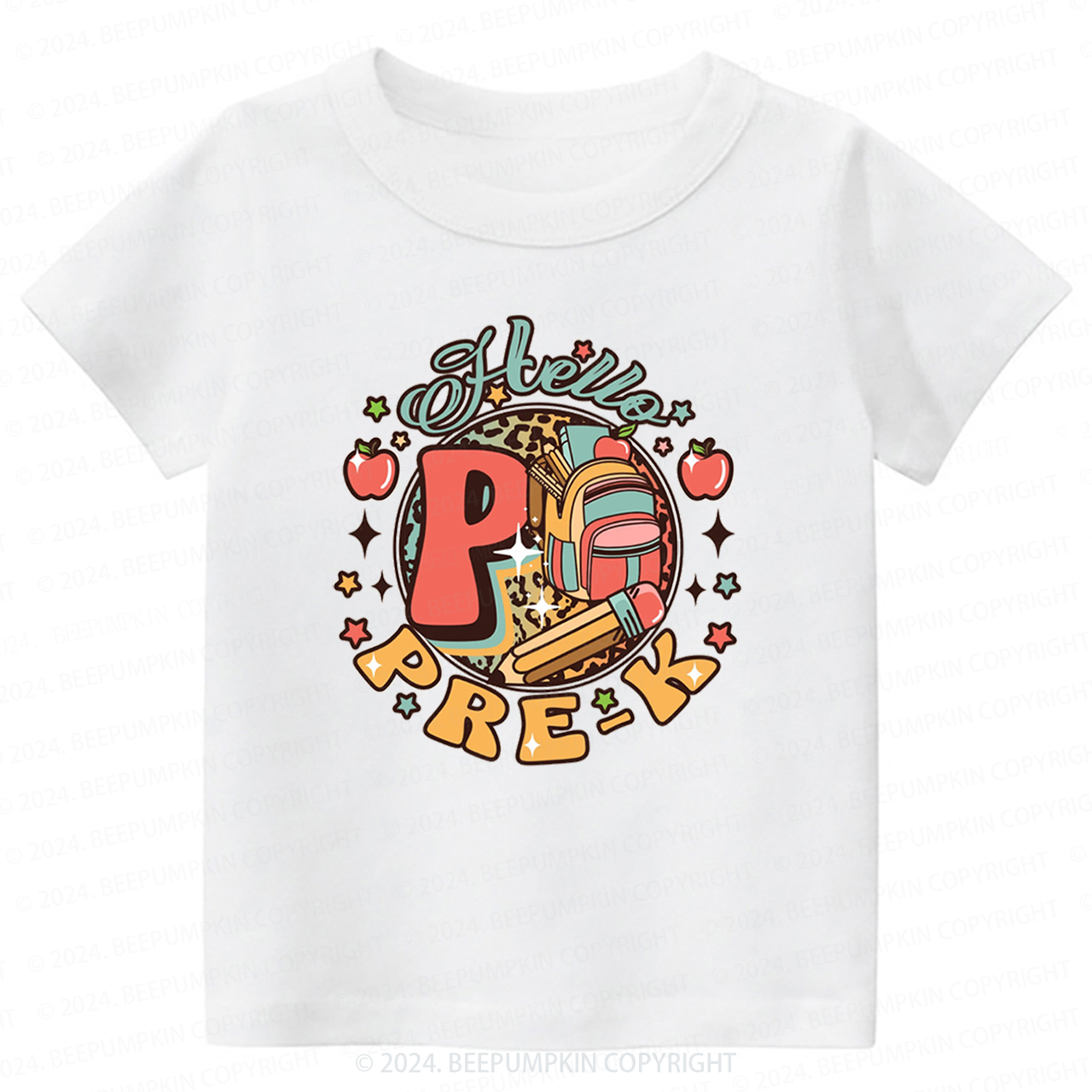 First Day of Pre-K Toddler&Kids Tees 
