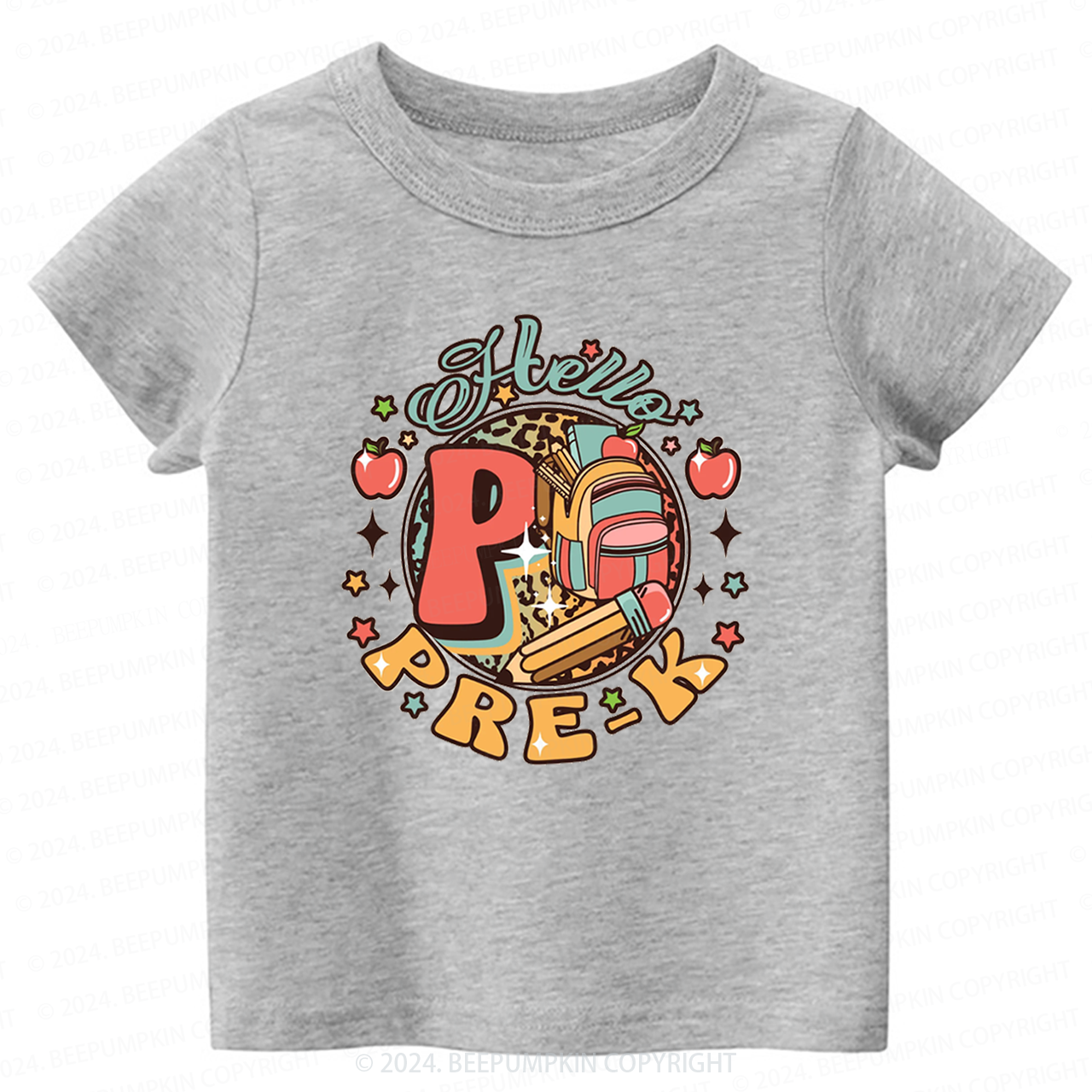 First Day of Pre-K Toddler&Kids Tees 