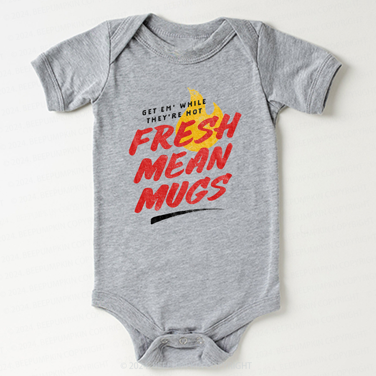 Fresh Mean Mugs Baby Bodysuit 7