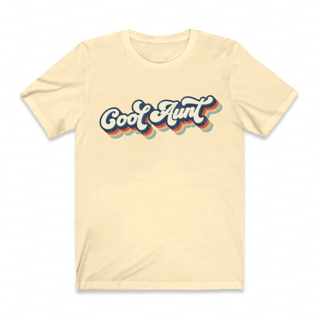  Retro Cool Aunt Auntie Shirt