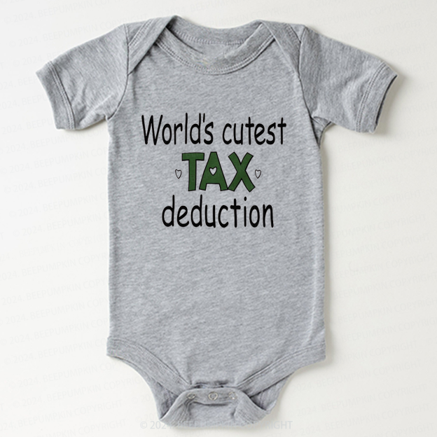 World's Cutest Tax Deduction Bodysuit For Baby