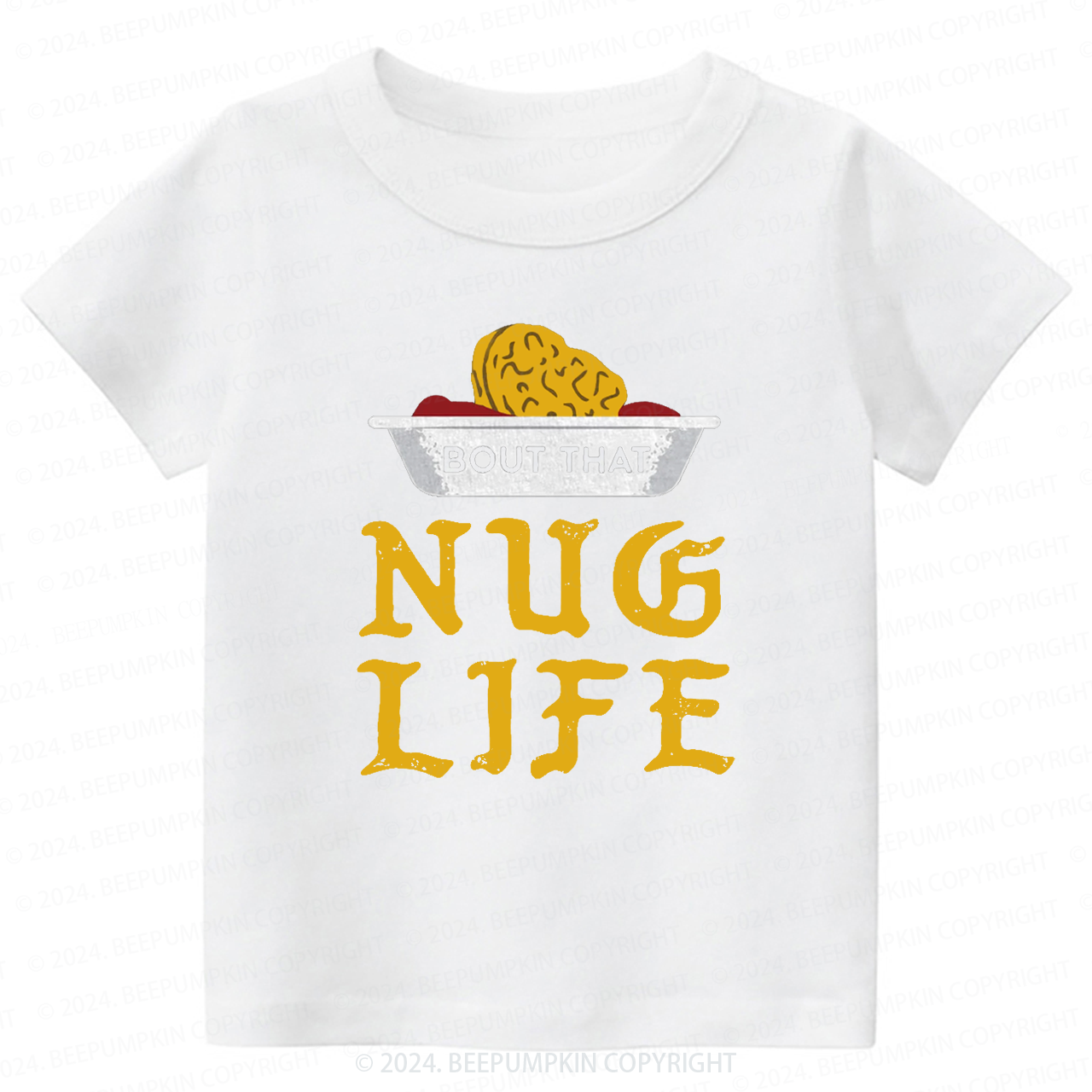 Nug Life Funny Chicken Nugget Toddler&Kids Tees 7