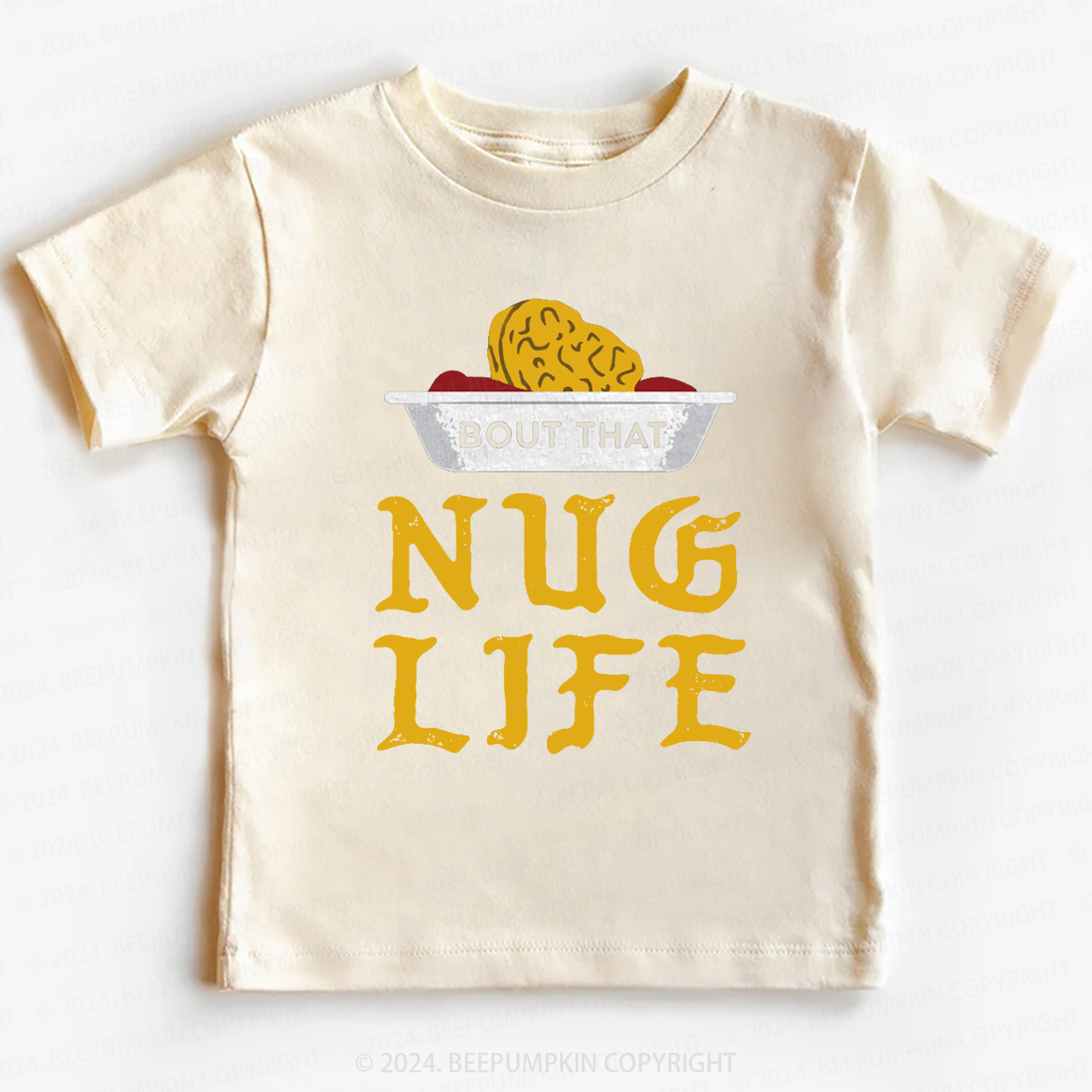 Nug Life Funny Chicken Nugget Toddler&Kids Tees 7