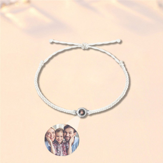 Personalized Photo Projection Charm Bracelet