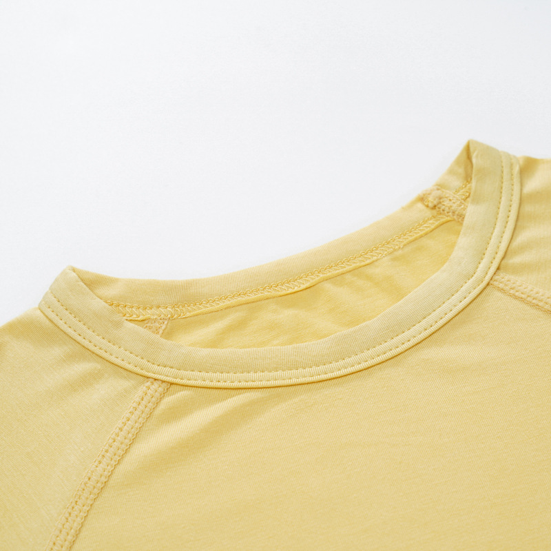 NEW! Mid-sleeves Gender Neutral Nickname Personalized Silky Baby Romper