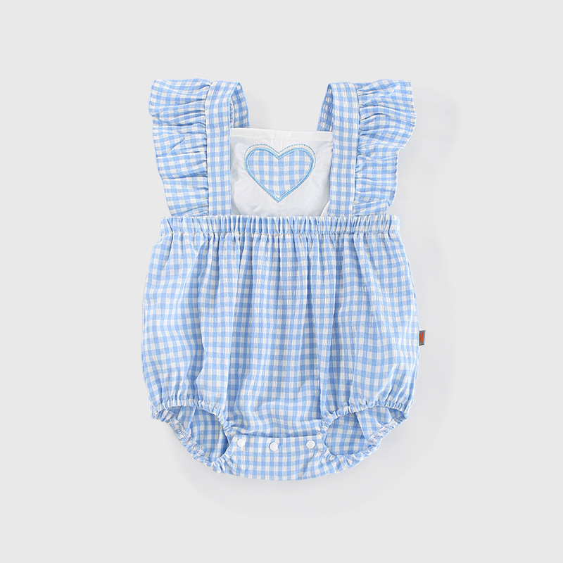 Love Plaid Valentine's Day Baby Coming Home Bodysuit