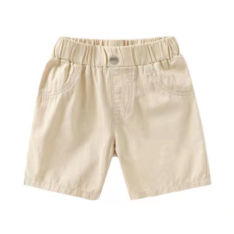 Simple Solid Color Shorts For Toddler Kids