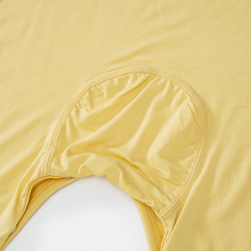 NEW! Mid-sleeves Gender Neutral Nickname Personalized Silky Baby Romper