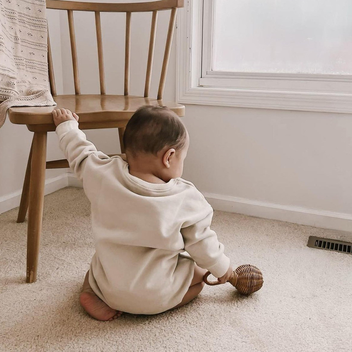 Embroidered discount baby chair