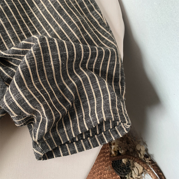 Vertical Striped Loose Shorts For Toddler Kids