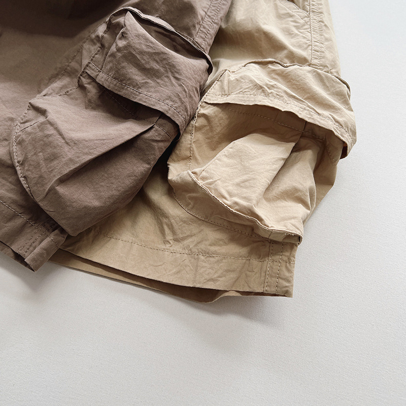Workwear Capri Shorts For Toddler Kids