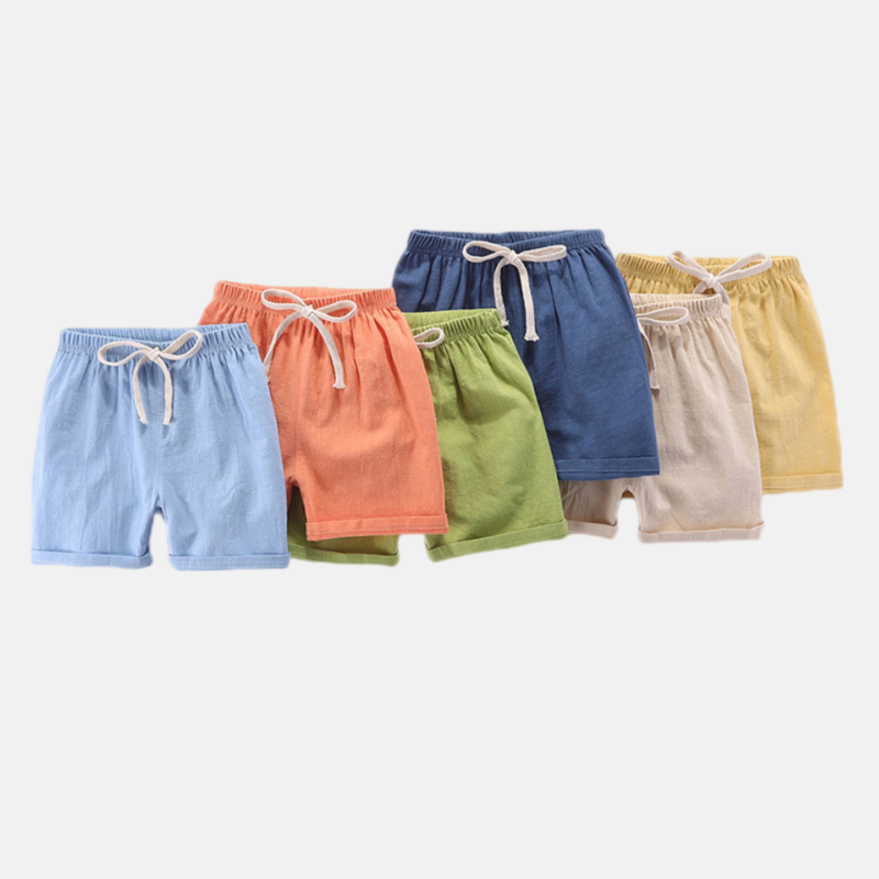 Summer Fruit Color Shorts For Toddler Kids