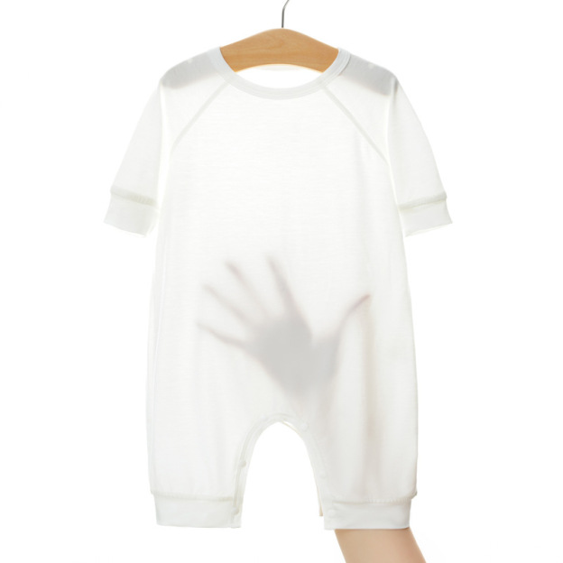 NEW! Sleeveless Nickname Personalized Silky Baby Romper For Boys And Girls