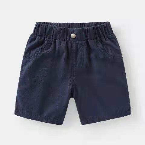 Simple Solid Color Shorts For Toddler Kids
