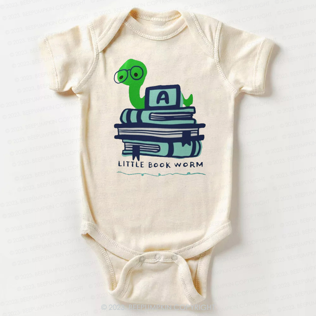 Little Book Worm Bodysuit For Baby