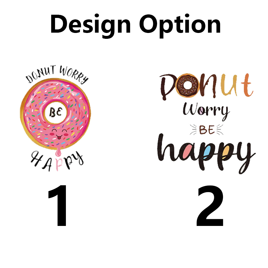 Donut Worry Be Happy Bodysuit For Baby 