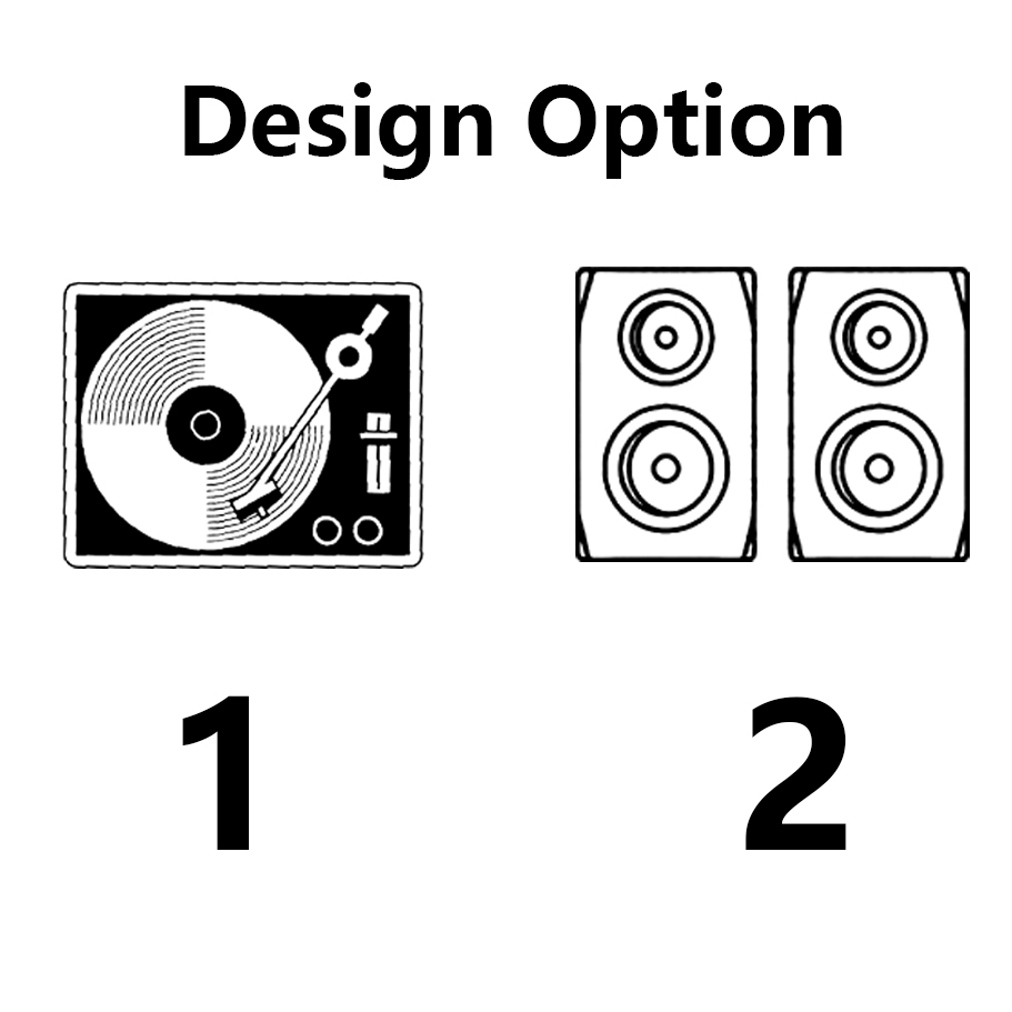 DJ Turntable And Speake Daddy And Me Matching Shirt
