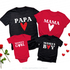 Image of Parents Favorite Babies Valentine Family Matching Shirts