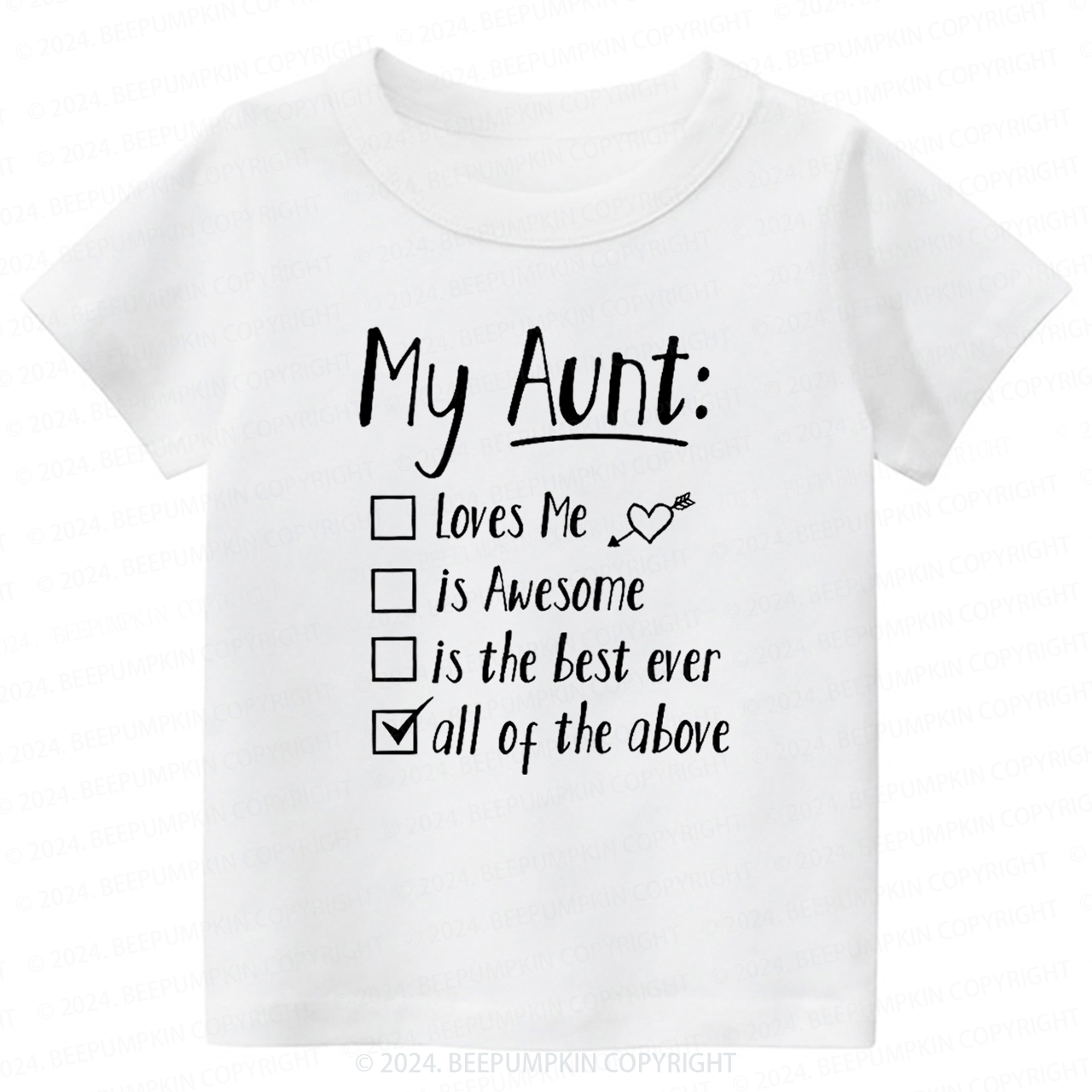 My Aunt Is Toddler&Kids Tees 
