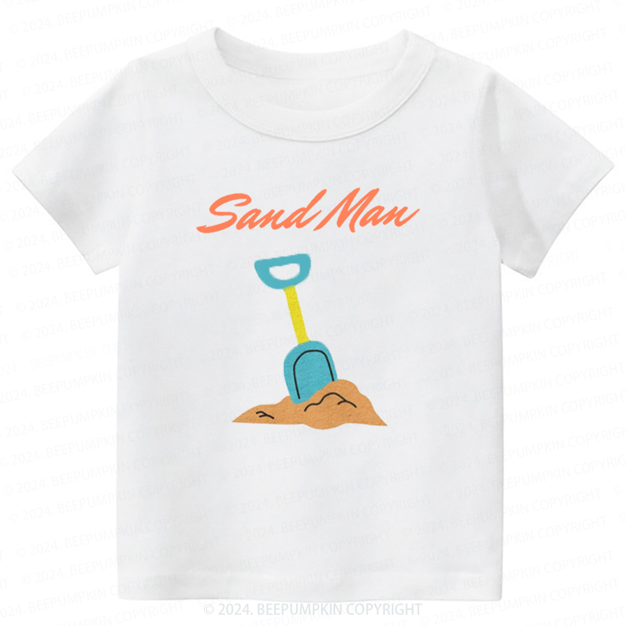 Sand Man Vacation Toddler&Kids Tees 