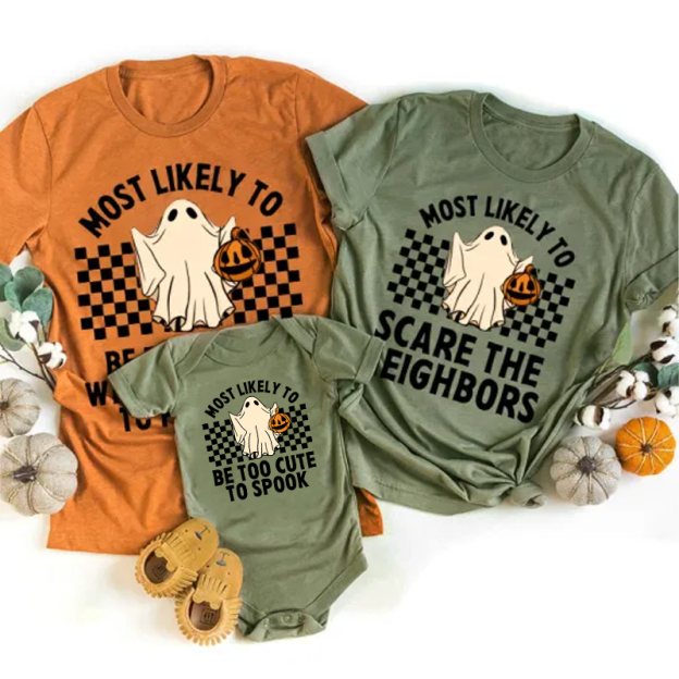 Matching Family Halloween Shirts Most Likely To