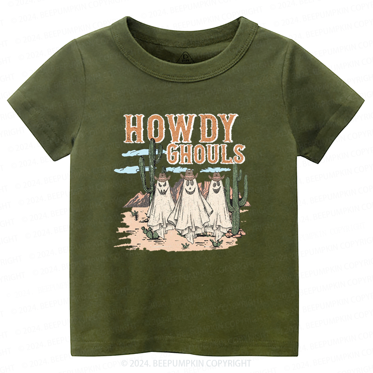 Howdy Ghouls Halloween Toddler&Kids Tees 