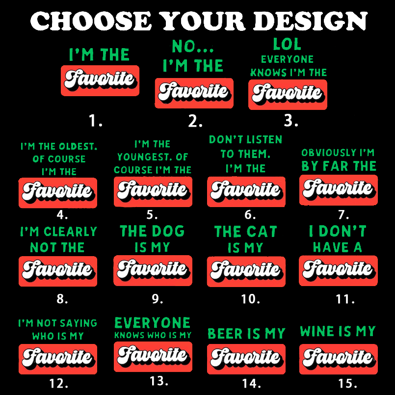 Personalized Favouite Funny Family Christmas Christmas Family Matching T-Shirts Beepumpkin