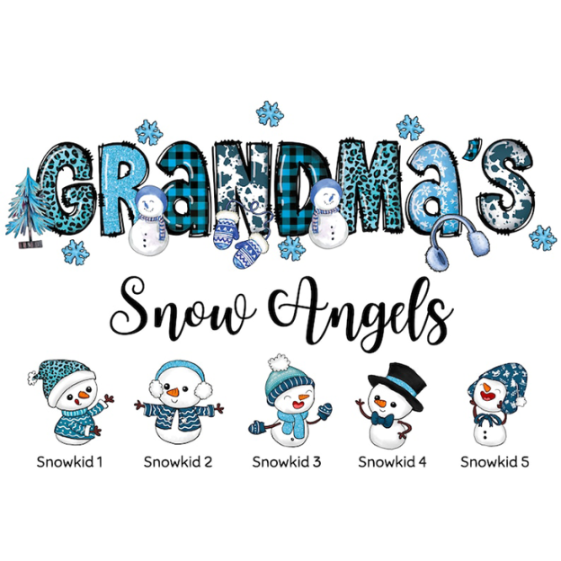 Personalized Christmas Name Grandma Grandma Gift Shirt Beepumpkin 