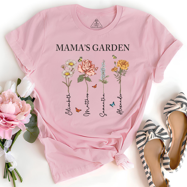 Personalized Mama's Garden T-Shirts