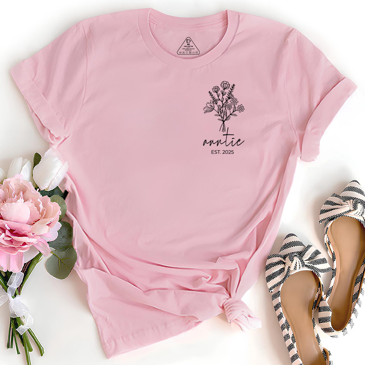 Personalize Auntie Est T-Shirts 