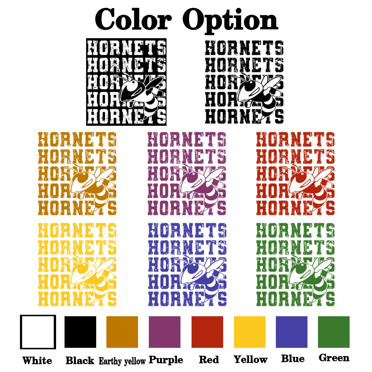 Personalized Hornets Mascot Toddler&Kid's Tees Beepumpkin