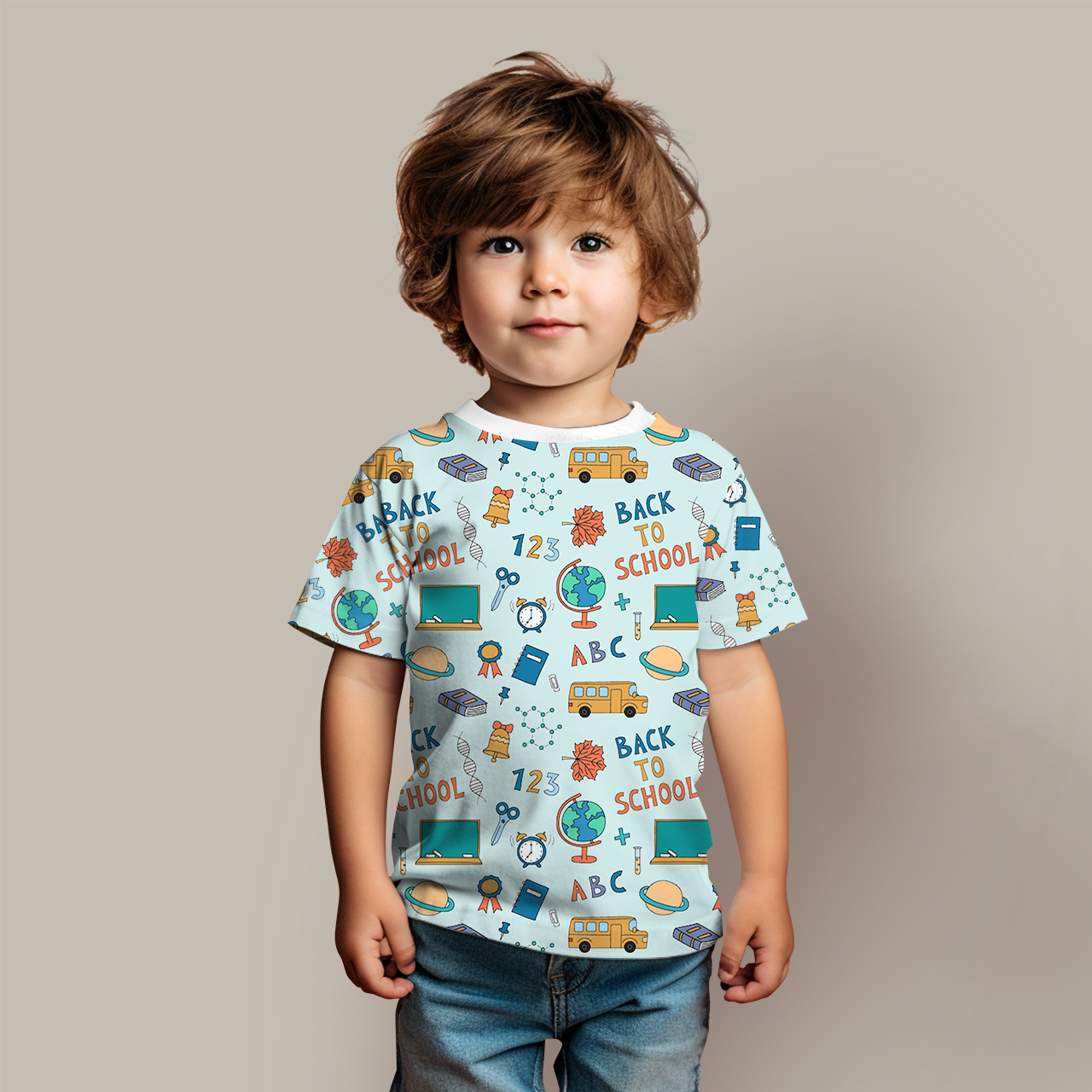 Globe Back To School All Over Print Kids Tees