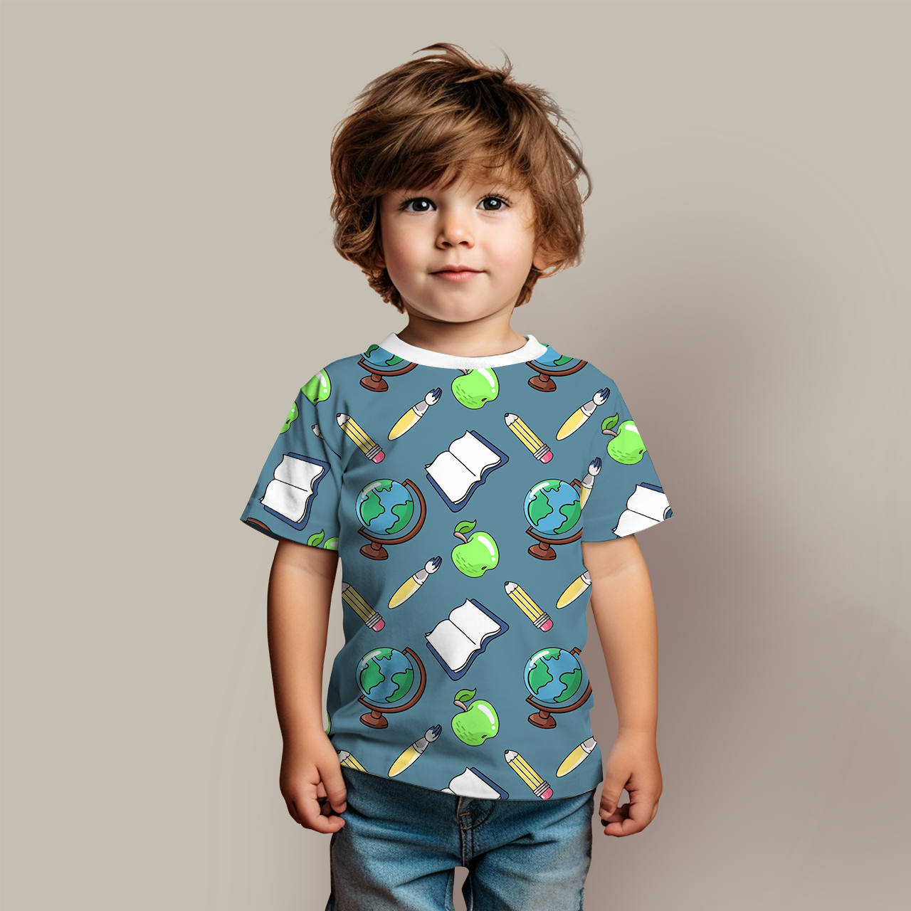 Globe All Over Print Kids Tees