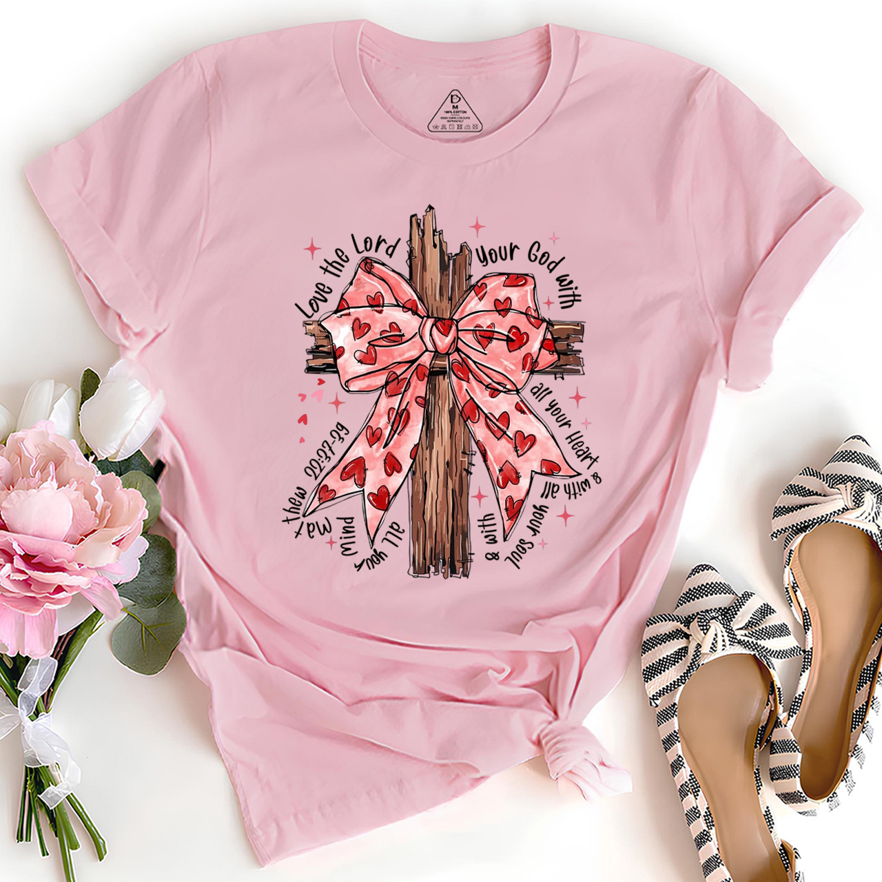 Love The Lord Valentine's Day T-Shirts Beepumpkin