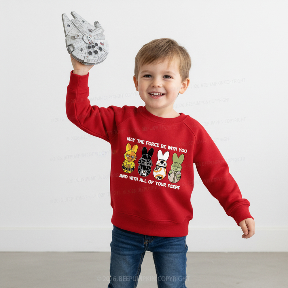 Bunny Ears Happy Easter Kid's Sweatshirt