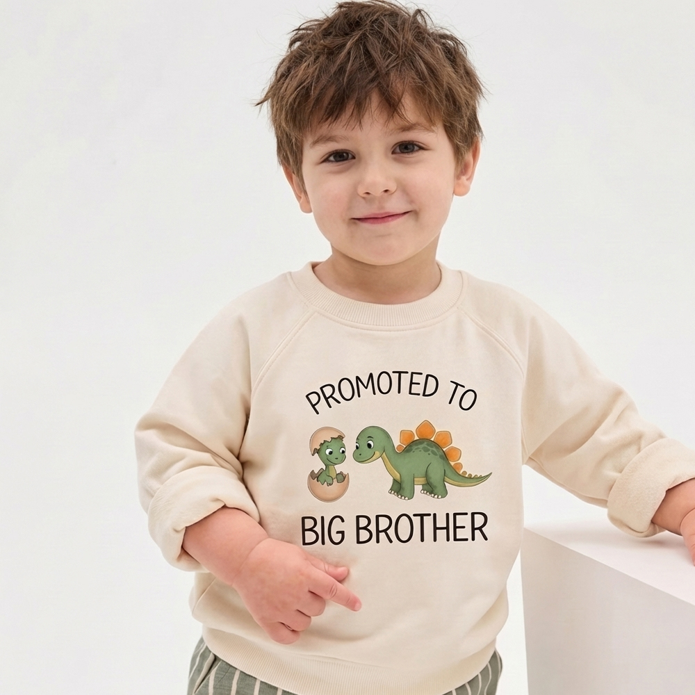 Promoted to Big Brother Kid's Sweatshirt