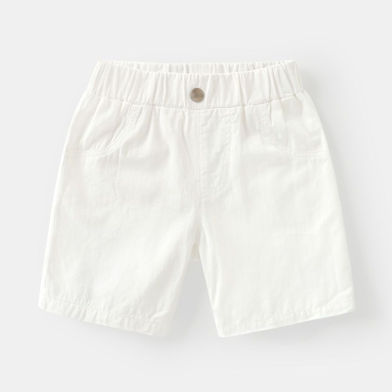 Simple Solid Color Shorts For Toddler Kids