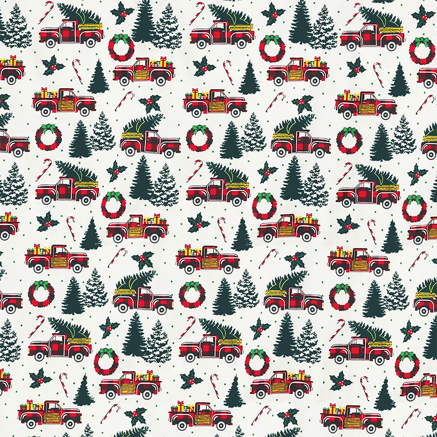 Truck & Tree All-Over Print Short Family Matching Pajama Sets