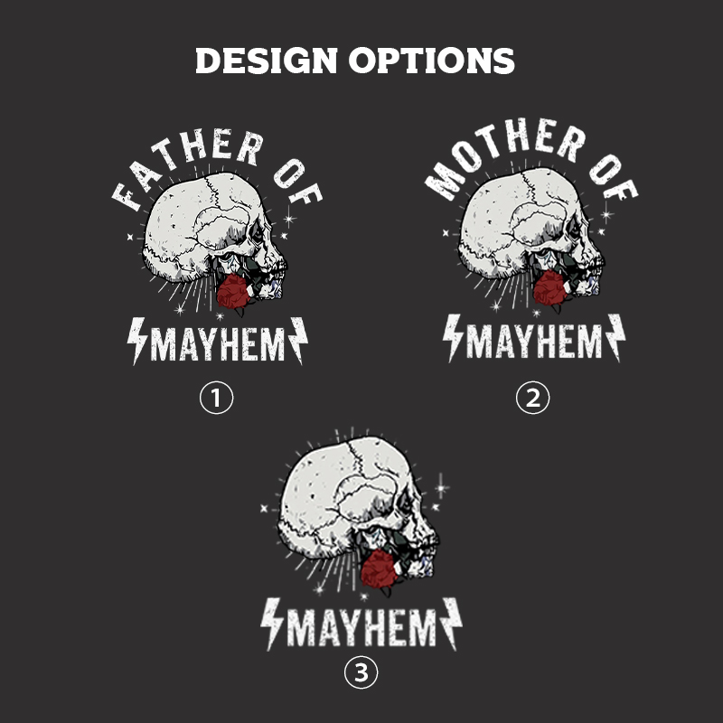 Mayhem Dad&Me Matching Shirts