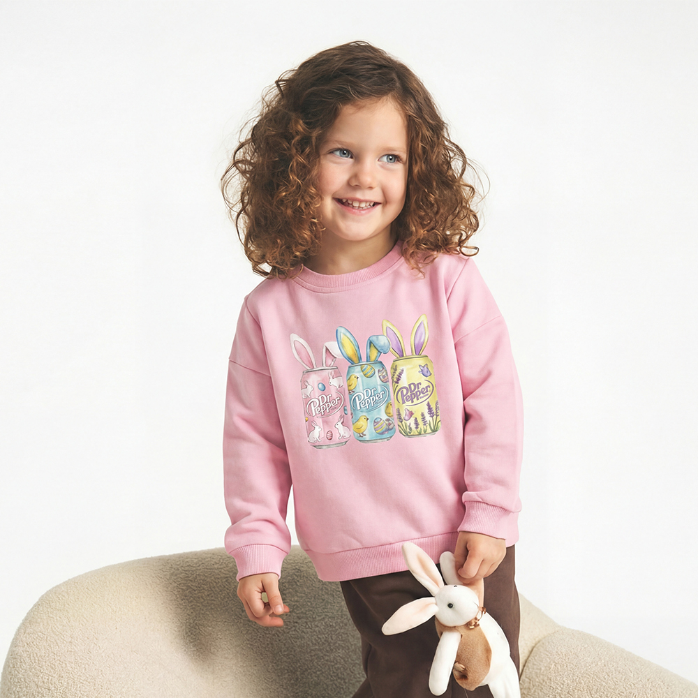 Bunny Easter Soda Kid's Sweatshirt