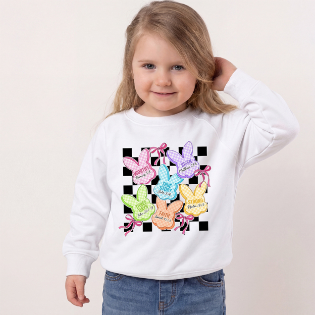 Christian Bunny A Lot Can Happen In Three Days Kid's Sweatshirt
