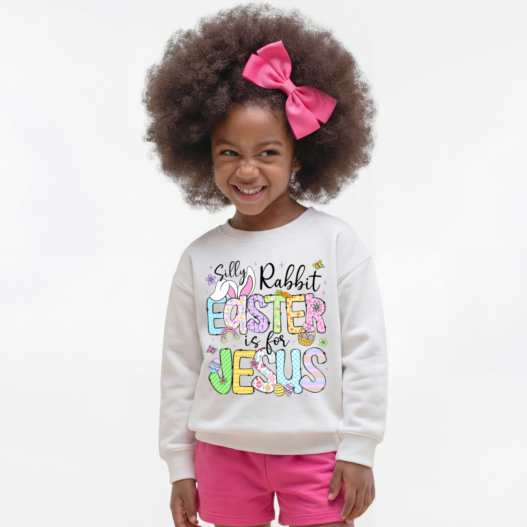 Silly Rabbit Easter If For Jesus Kid's Sweatshirt