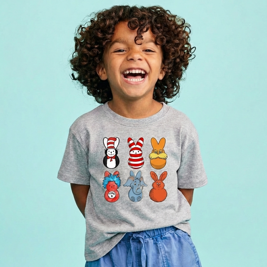 Storybook Bunny Tumbler Toddler&Kids Shirts