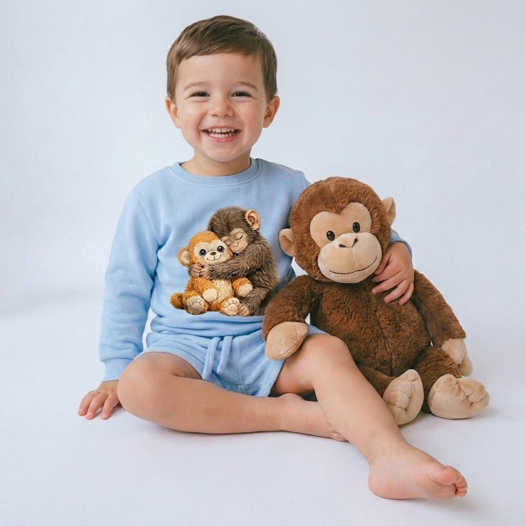 Dear Punch Monkey Lovely Kid's Sweatshirt