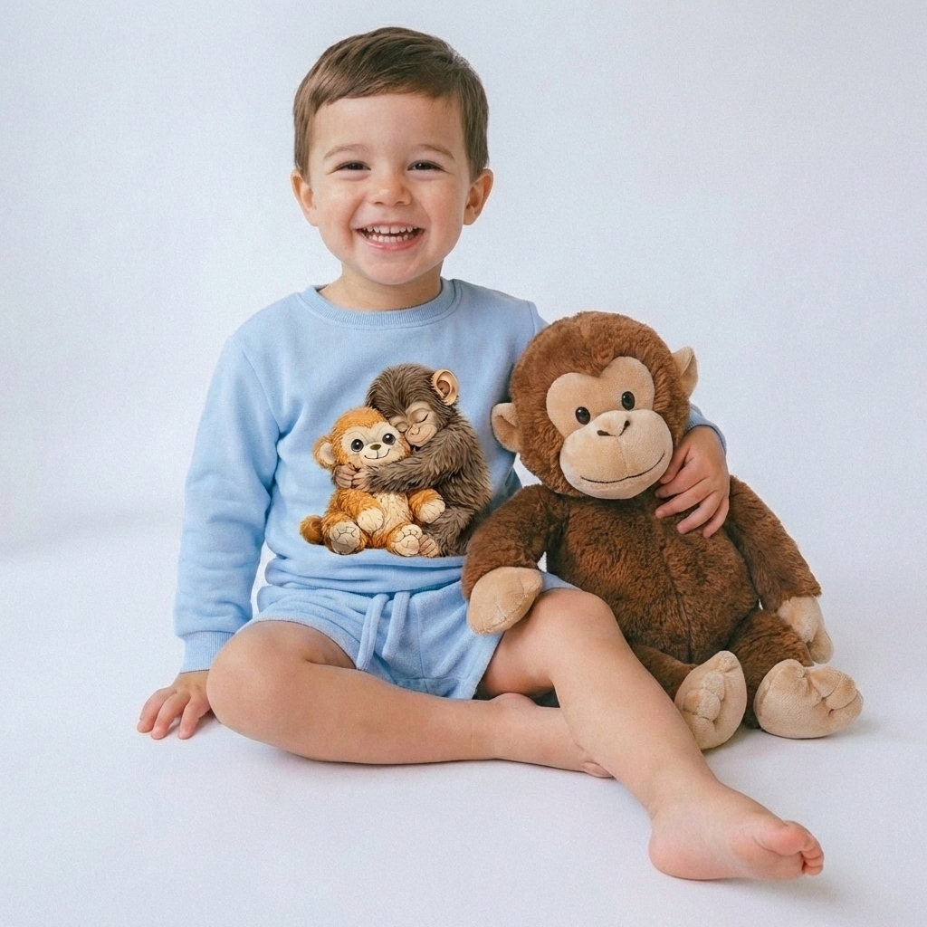 Dear Punch Monkey Lovely Kid's Sweatshirt